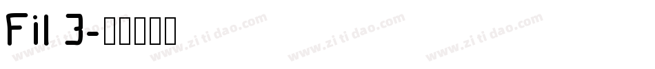 Fil 3字体转换